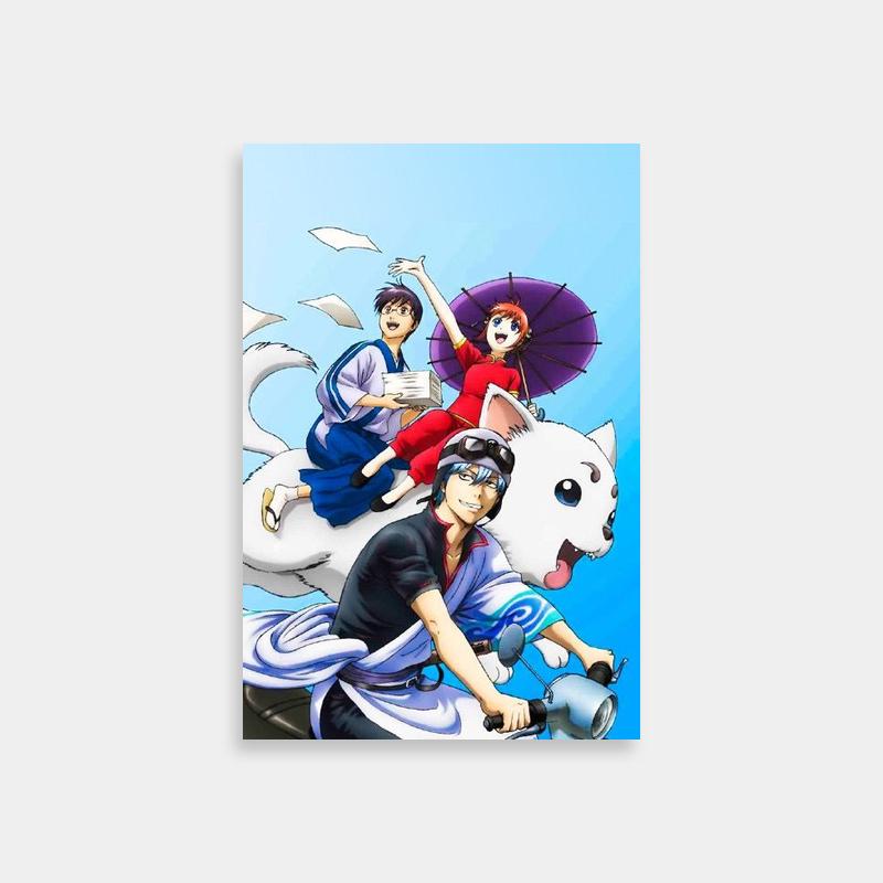 Gintama Trio Motorcycle Ride Poster