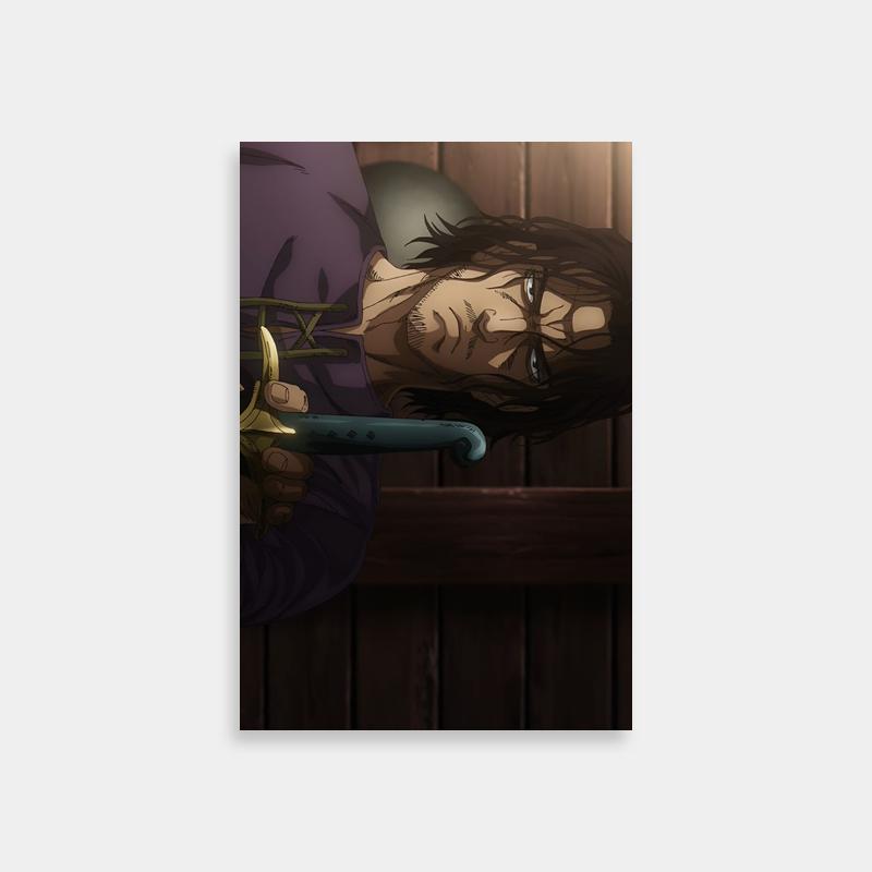 Vinland Saga Action Poster - Anime Character with Knife Art