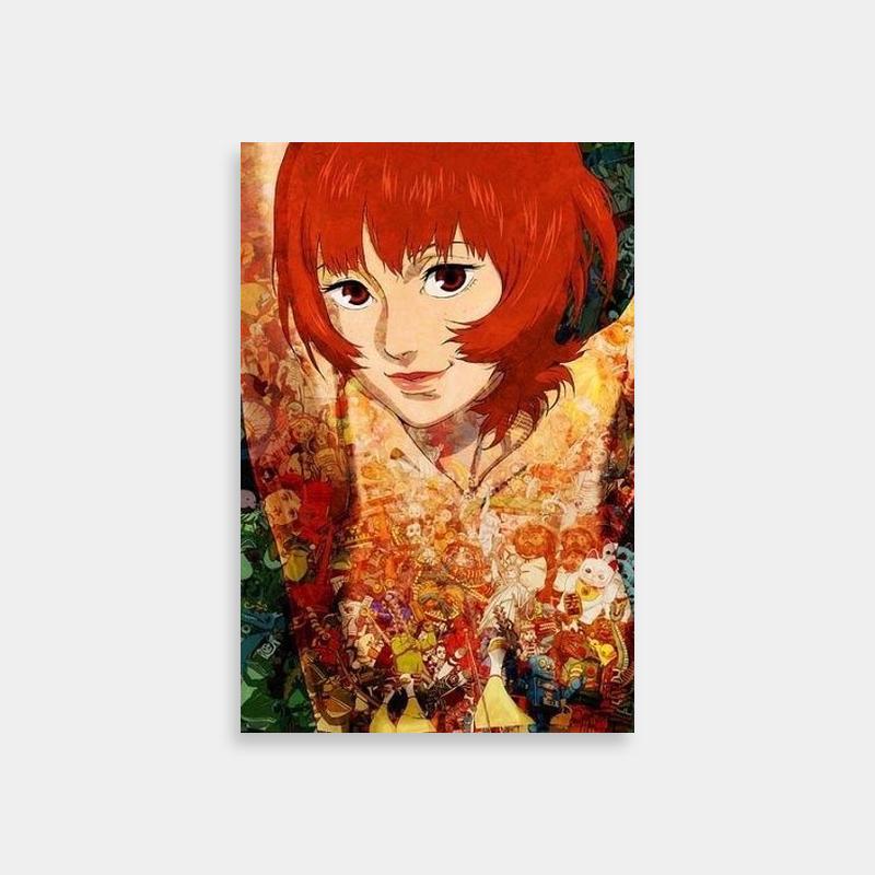 Paprika Inspired Painting - Red-Haired Girl with Floral Shirt