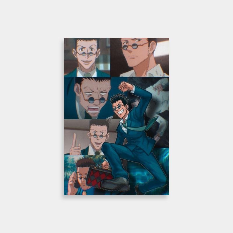 Leorio Paradinight & Friend Anime Poster - Hunter x Hunter Art