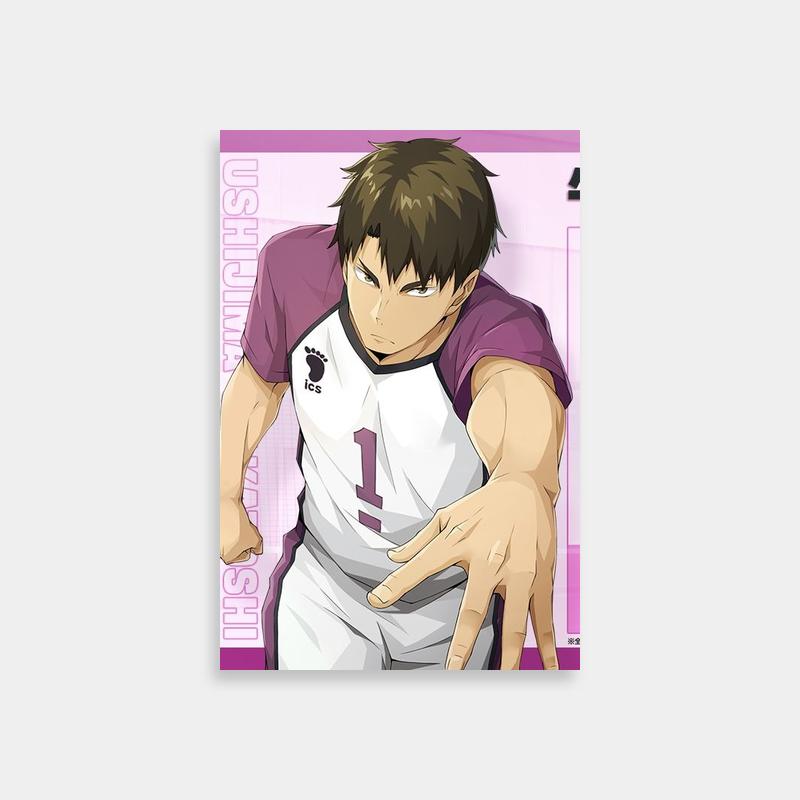 Ushijima Wakatoshi Haikyuu Poster - Anime Character Pointing