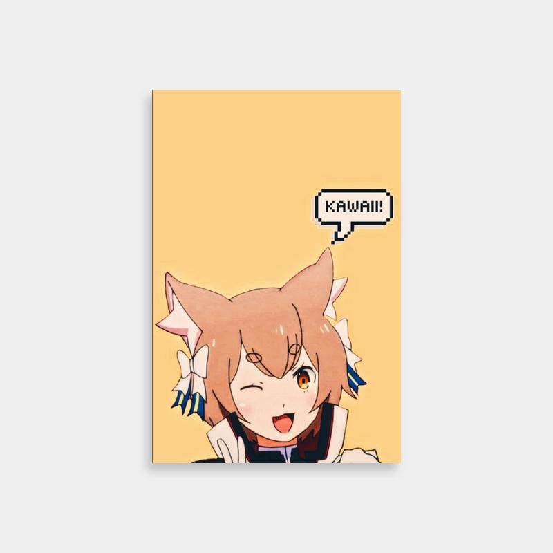 Felix Argyle 'Kawai' Speech Bubble Poster - Re:Zero Anime Art