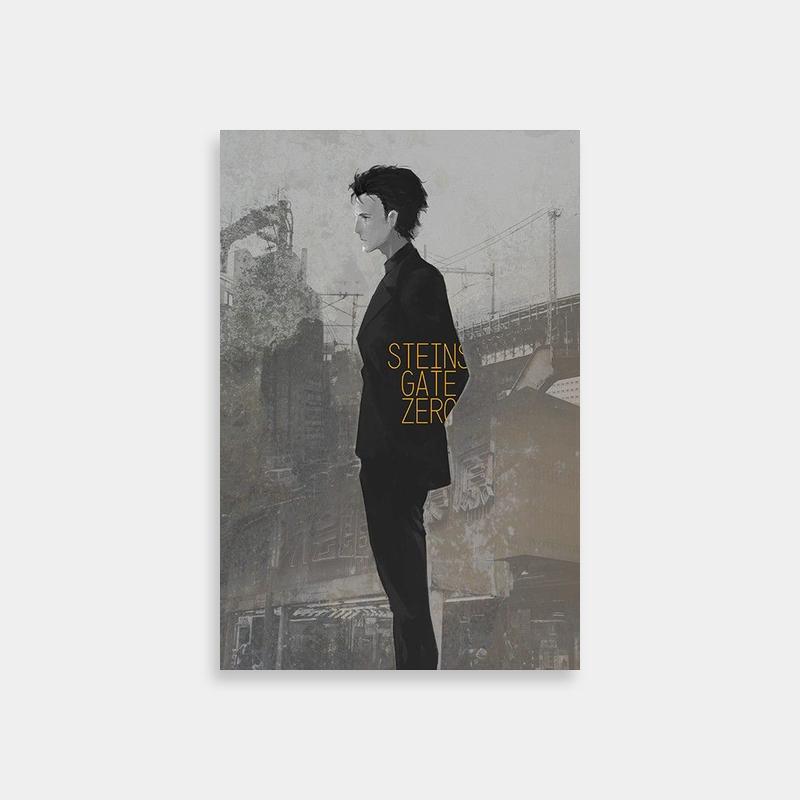 Okabe Rintarou Steins;Gate Zero Poster - Cityscape Anime Art