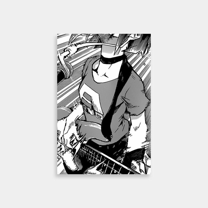 Kyoka Jiro Guitarist My Hero Academia Poster - Black & White Anime Art