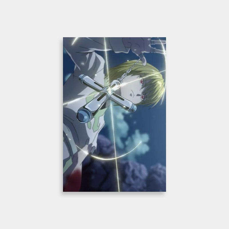 Kurapika Hunter x Hunter Dual Swords Anime Poster