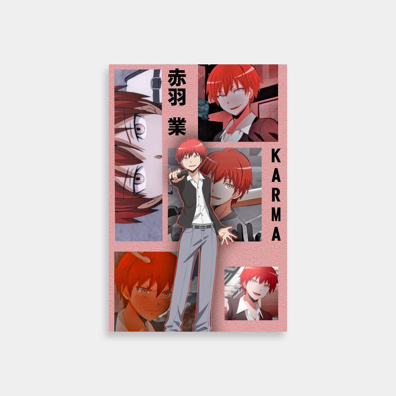 Kaede Kayano Assassination Classroom Art - Red-Haired Character Multi-Scene