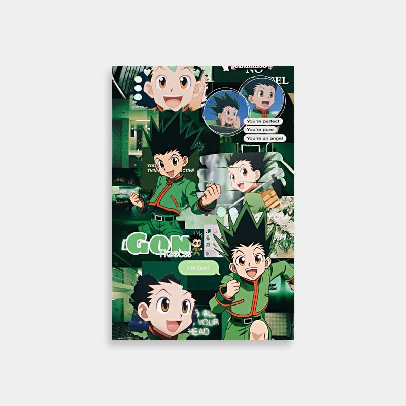 Gon Freecss Hunter x Hunter Poster - Anime Duo with Captions