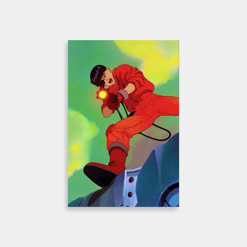 Kaneda Akira Poster - Iconic Anime Motorcycle Wall Art