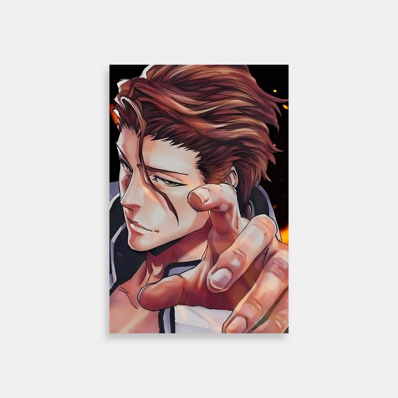 Aizen Sosuke Bleach Wall Art - Hand on Face Pose