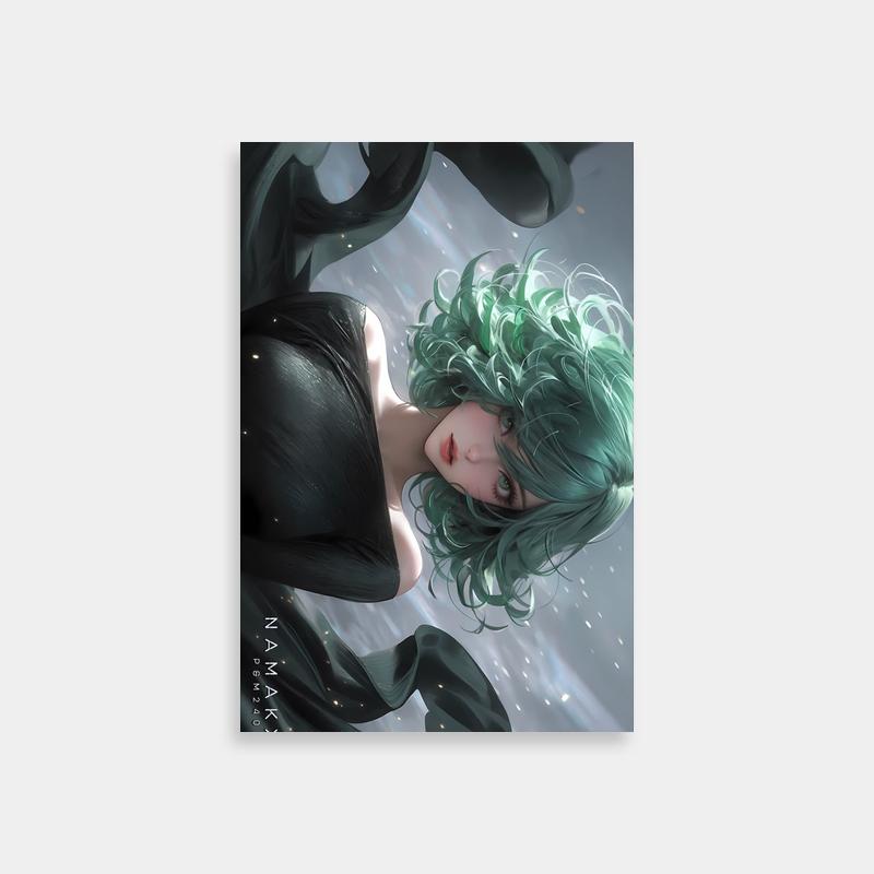 Tatsumaki Floating Anime Art - One Punch Man Digital Painting