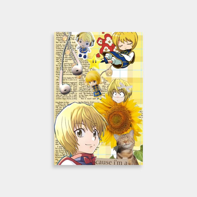 Kurapika Sunflower Anime Art - Hunter x Hunter Poster