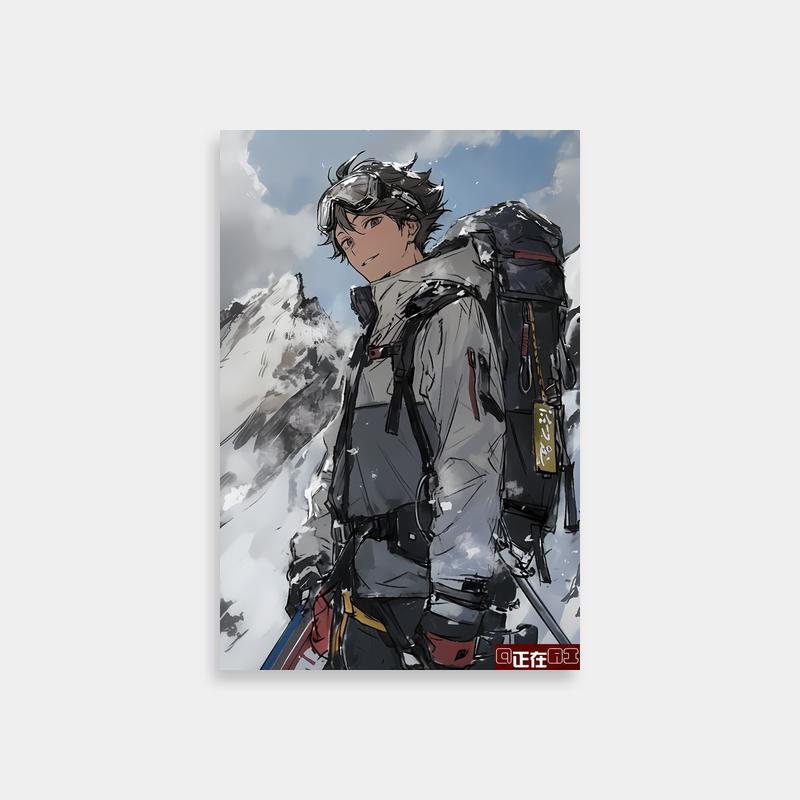 Oikawa Tooru Haikyuu Anime Poster - Winter Sports Theme