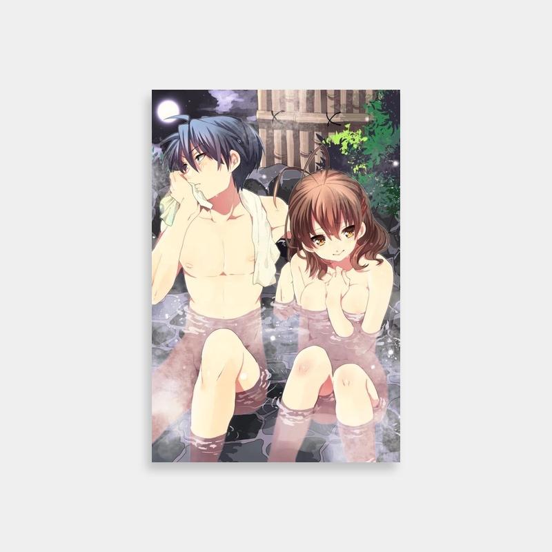 Tomoya Okazaki Clannad Anime Poster - Sitting in Water