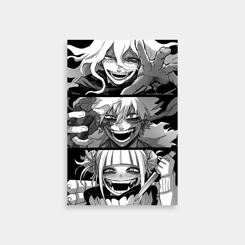 Tomura Shigaraki My Hero Academia Dual Character Poster