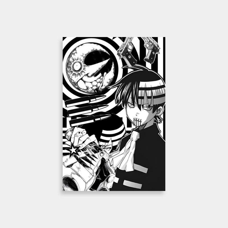 Death The Kid Soul Eater Poster - Anime Wall Art