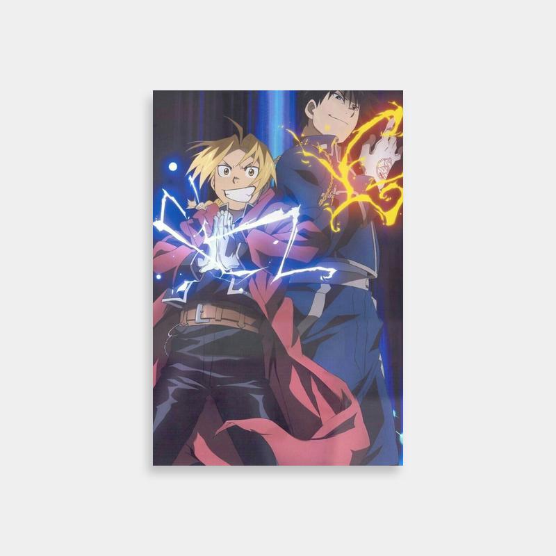 Edward Elric Fullmetal Alchemist Anime Duo Character Poster