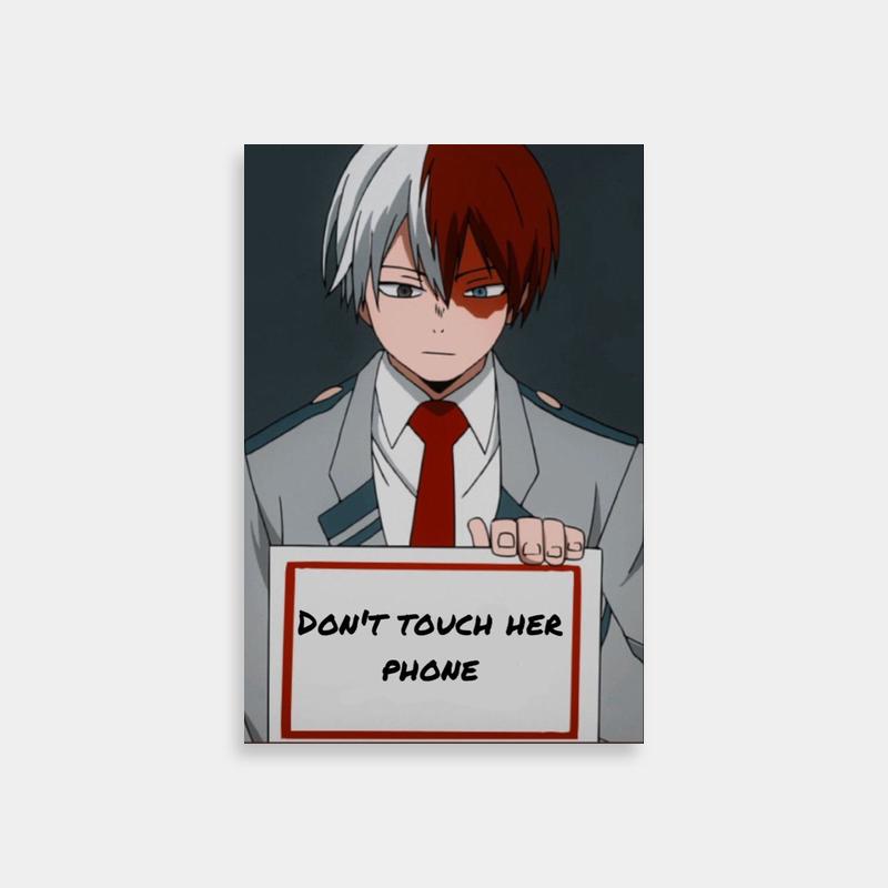 Shoto Todoroki My Hero Academia Sign Poster
