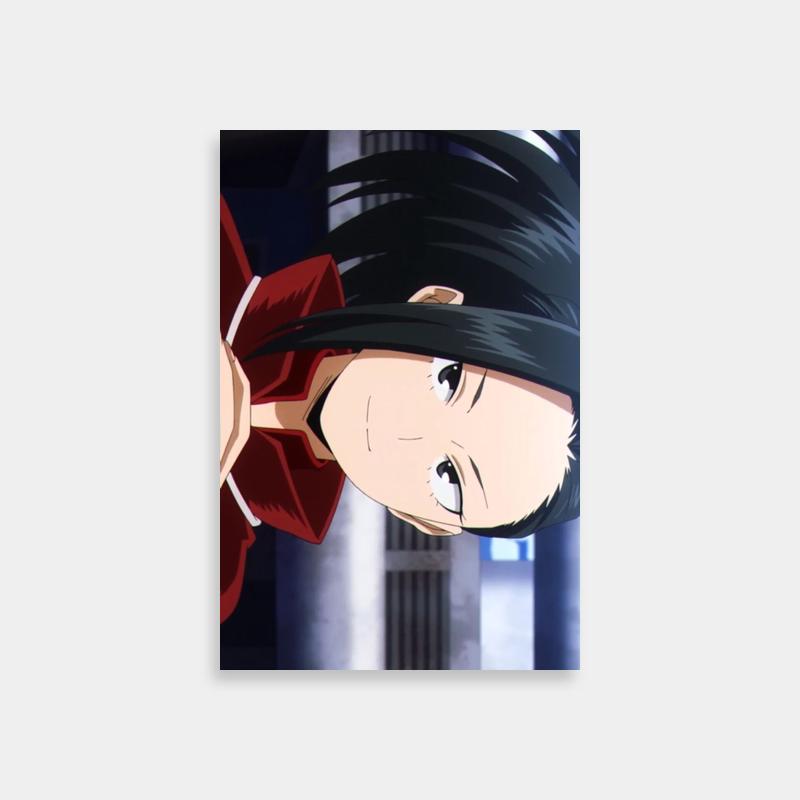 Momo Yaoyorozu in Red Shirt - My Hero Academia Poster