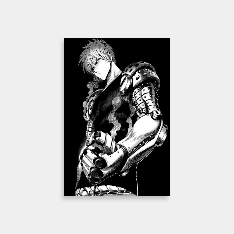 Genos One Punch Man Manga Poster