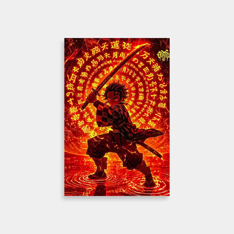 Tanjiro Kamado Nature Scene Demon Slayer Art