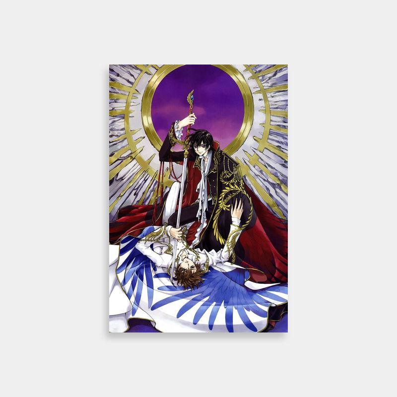 Suzaku Kururugi & Lelouch Code Geass Poster by CLAMP