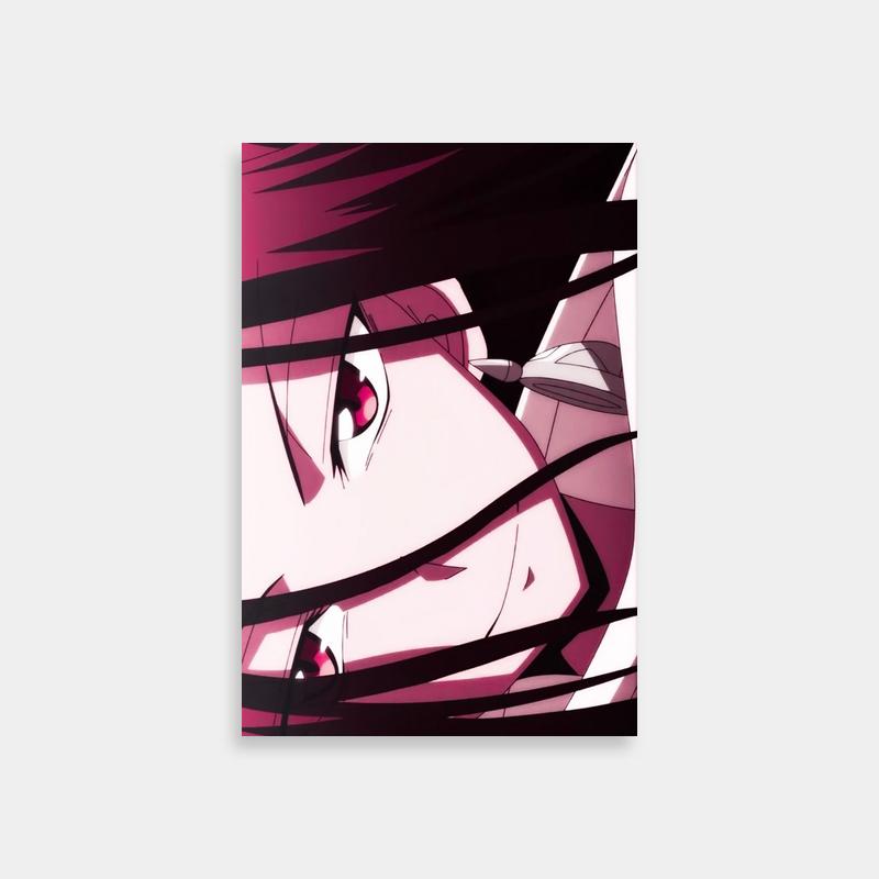 Hao Asakura Shaman King Anime Poster - Pink Haired Character