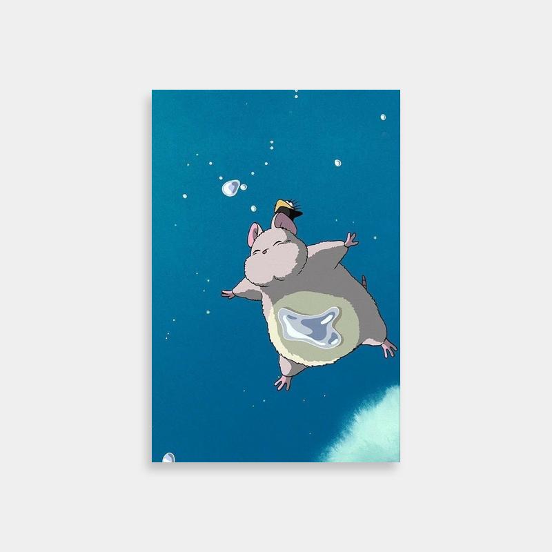 Haku Flying Anime Poster - Spirited Away Sky Scene