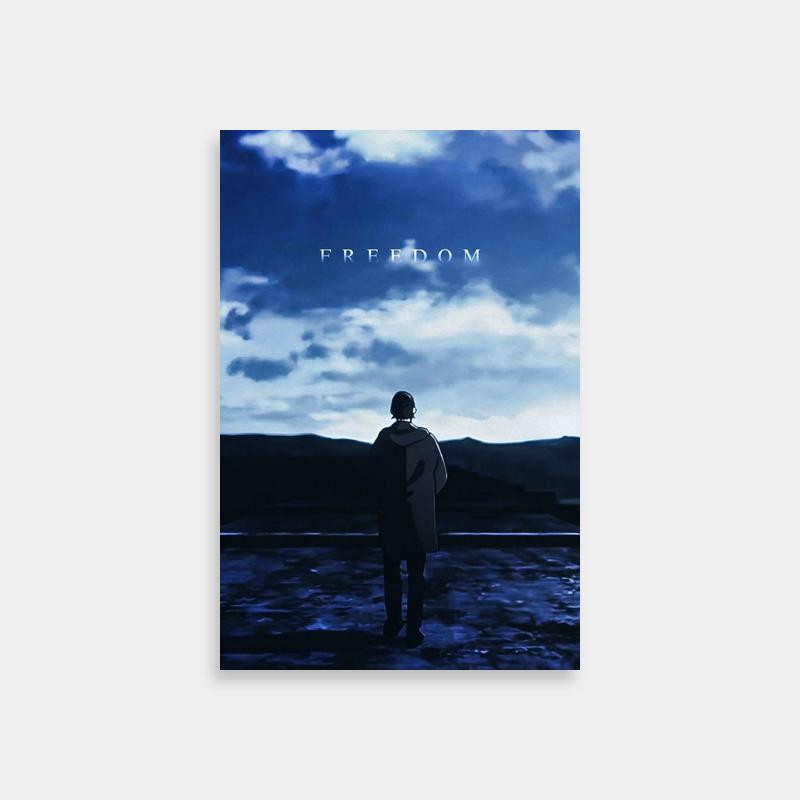 Eren Yeager Attack on Titan Poster - Emotional Field Scene