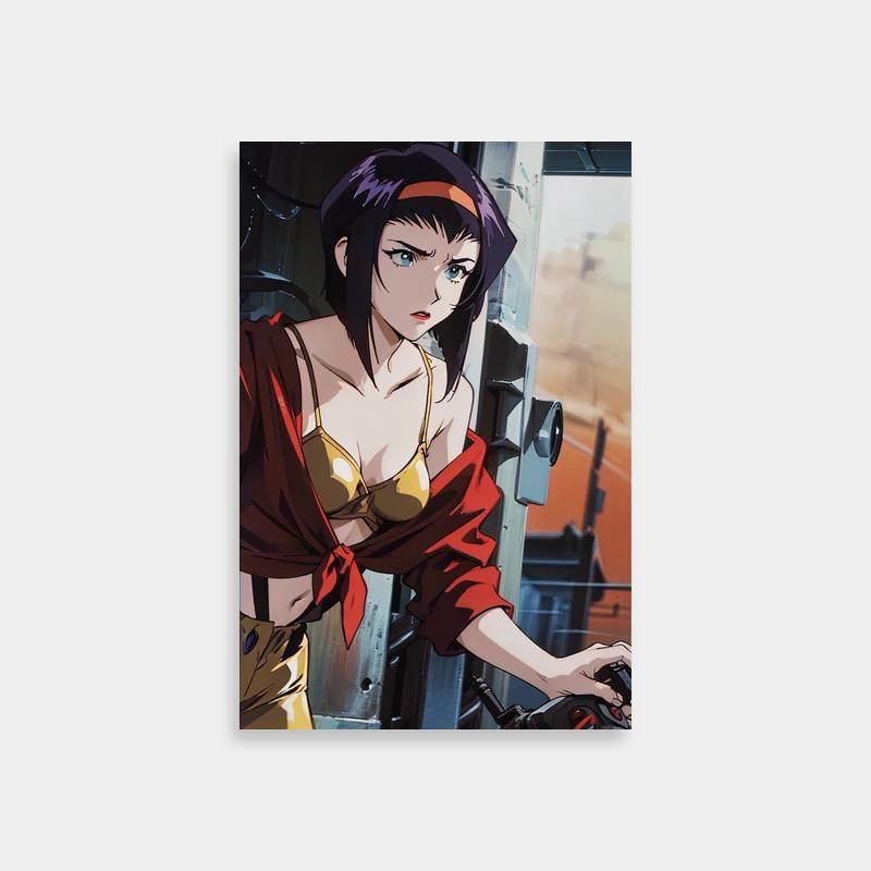 Faye Valentine Cowboy Bebop Anime Poster