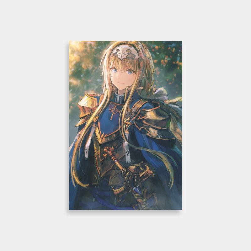 Alice Zuberg Sword Art Online Anime Poster