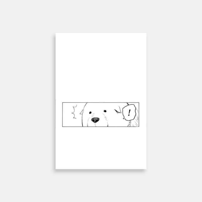Bond Forger Dog Face Drawing - Spy x Family Anime Art Print