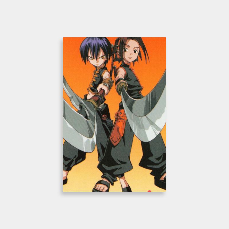Yoh Asakura Shaman King Wall Art - Swords and Jump Book Theme