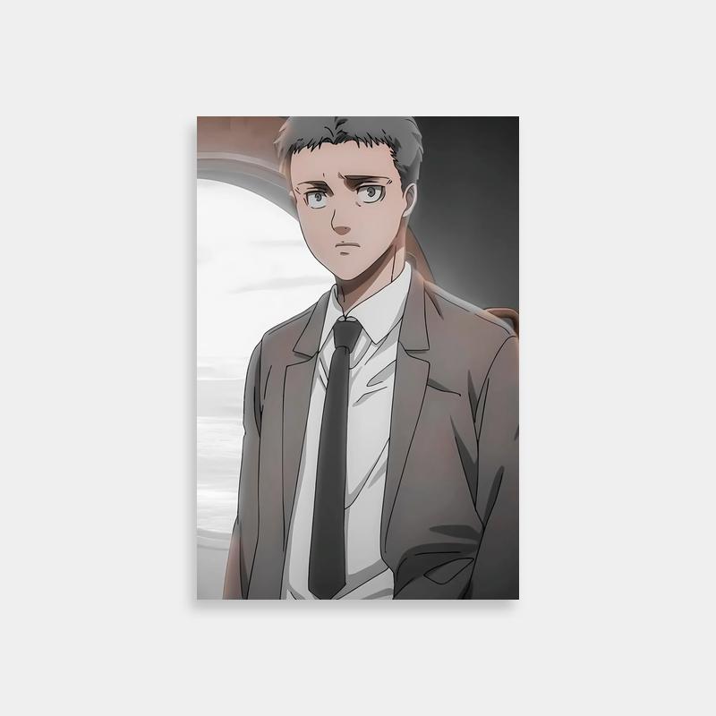 Connie Springer Attack on Titan Poster - Elegant Suit Art